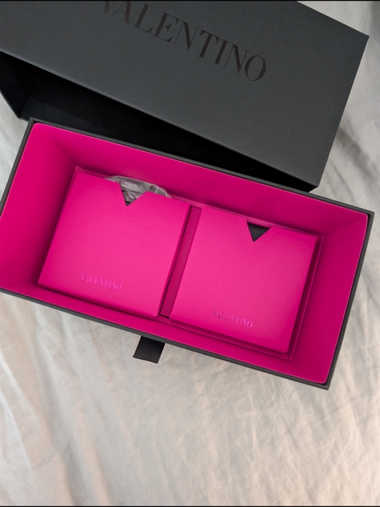NIB Valentino V-Uno Red Gold Sunglasses VLS-107D-55 Made in Japan MSRP $790 main image 12
